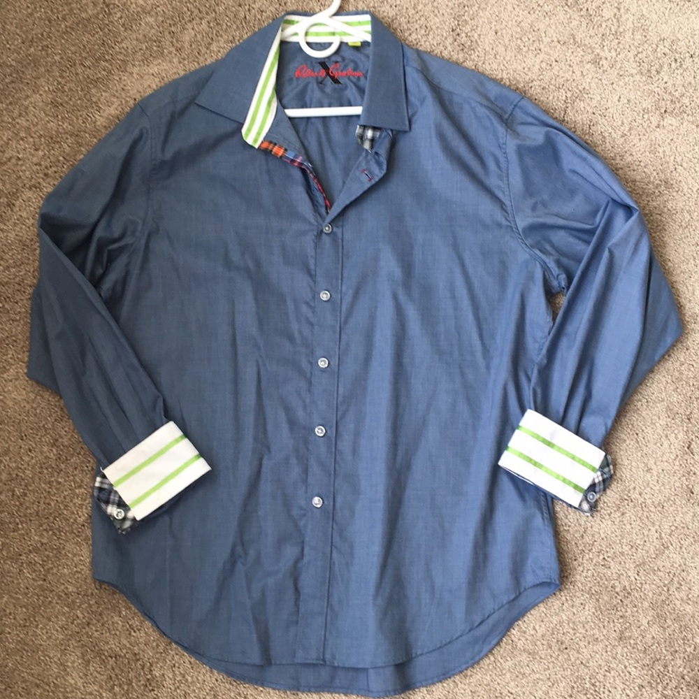 LIKE NEW ROBERT GRAHAM men’s dress shirt